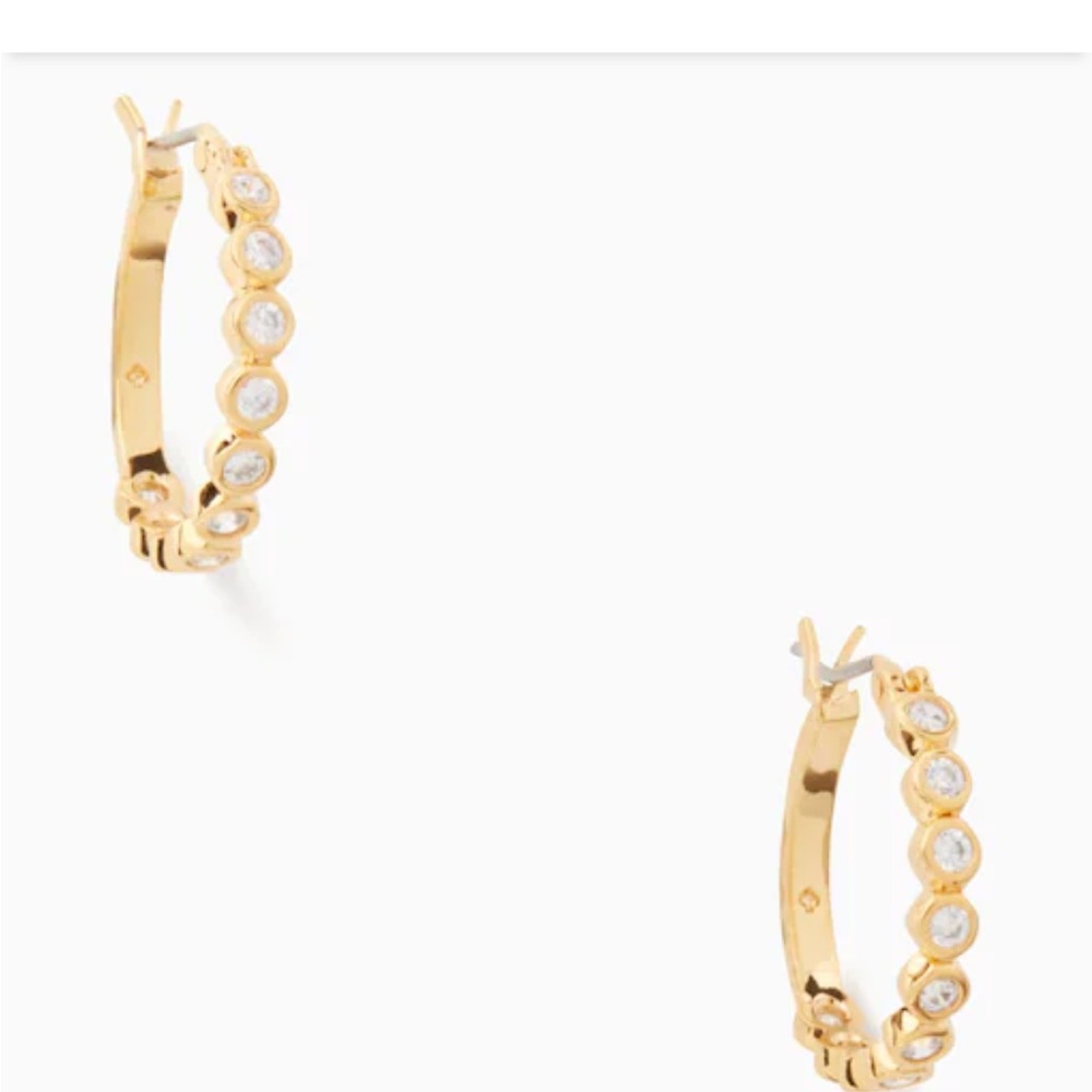 Kate spade full circle Huggies earrings